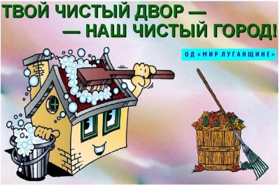 Субботник чистый двор