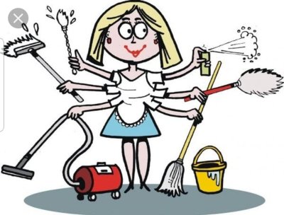 Уборка рисунок