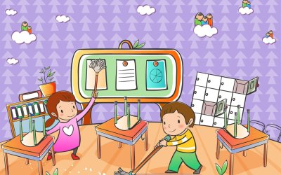 Убираться в комнате рисунок