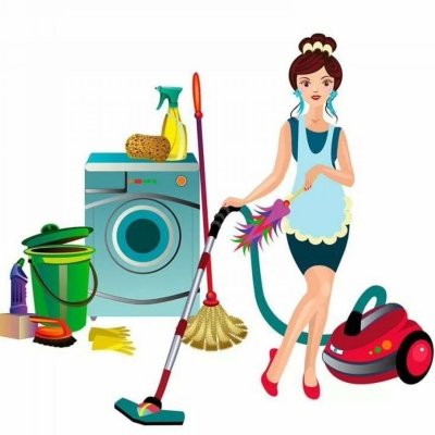 Уборка мультяшная