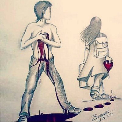 Разбитое сердце девушки