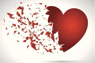 Разбитое сердце на кусочки