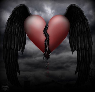 Ангел с крыльями