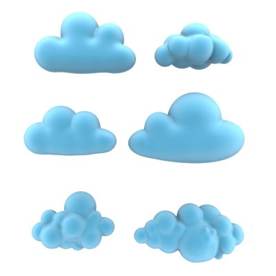Облачко мультяшное