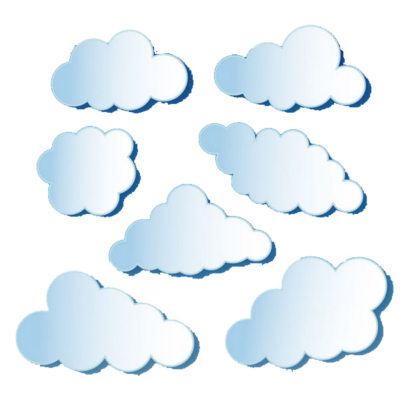 Форма облака вектор