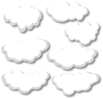 Облака на прозрачном фоне