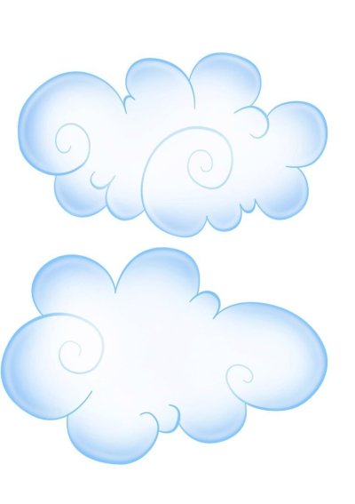 Облачко картинка для детей