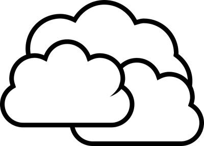 Тучка раскраска для детей