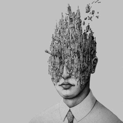 Сюрреализм мысли в голове