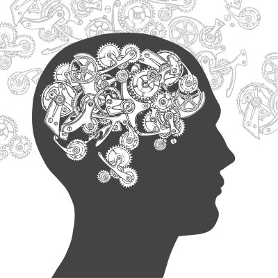 Мозг силуэт