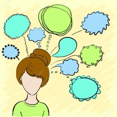 Мысли в голове рисунок