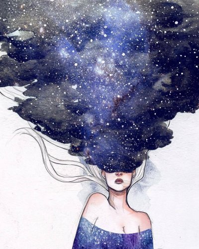 Девушка космос