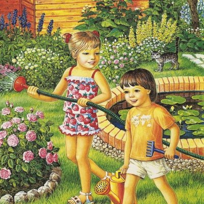 Картина лето для детей