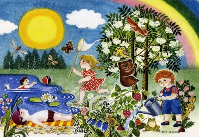 Лето для детей в детском саду