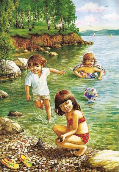 Летние забавы для дошкольников