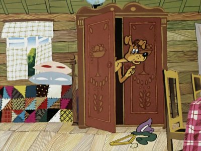 Дом Простоквашино внутри