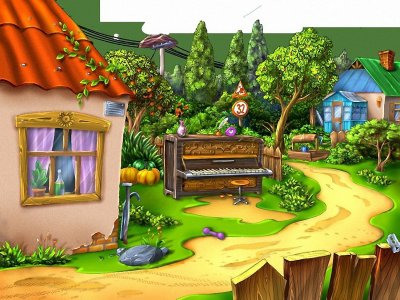 Дом мультяшный