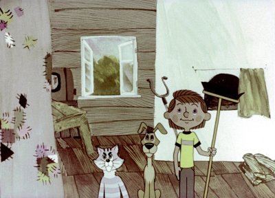 Трое из Простоквашино Советский мультфильм