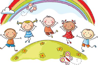 Детский лагерь рисунок