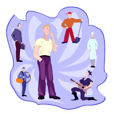 Выбор профессии иллюстрация