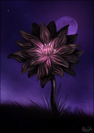 Чёрный Лотос MTG арт