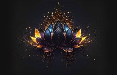 Лотос арт Минимализм