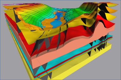 Цифровая Геологическая модель месторождения нефти