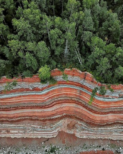 Геологическое обнажение опоки