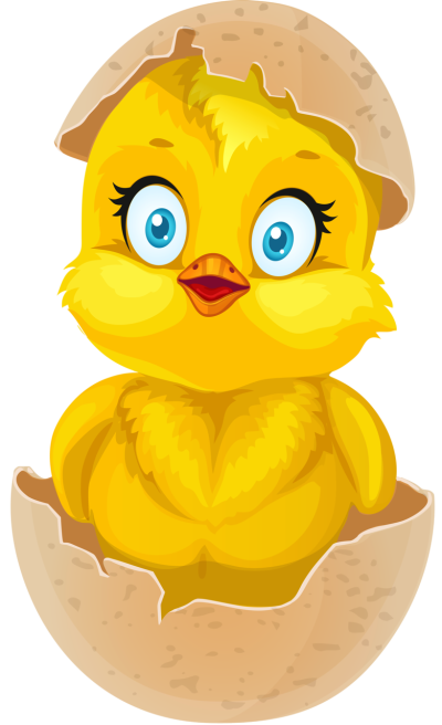 Цыпленок мультяшка