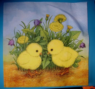 Рисование цыплята и одуванчики