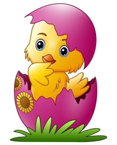 Цыплята мультяшные