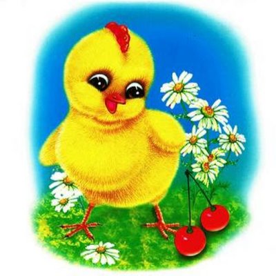 Цыплята мультяшные