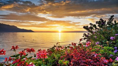 Рассвет на море