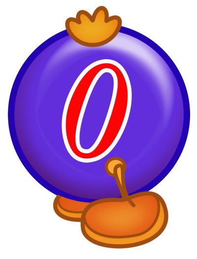 Математическая гусеница с цифрами