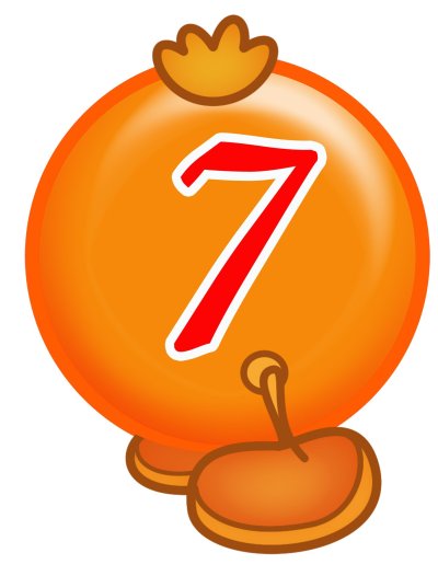 Гусеница с цифрами