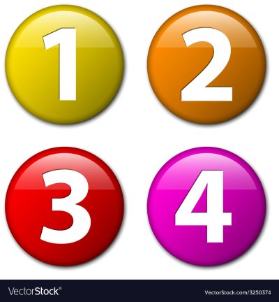 Иконки цифры