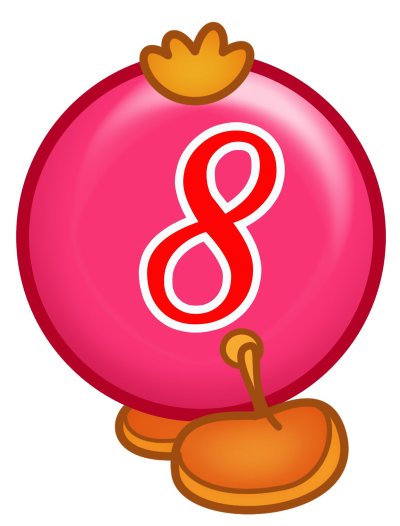 Математическая гусеница с цифрами