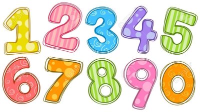 Цветные цифры