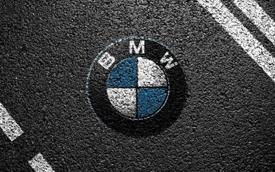 BMW logo 4k