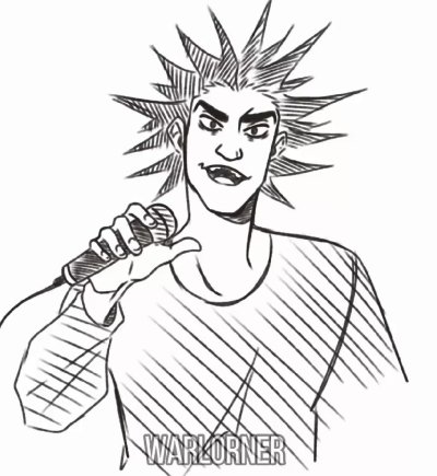 Михаил Горшенев рисунок лёгкий арт