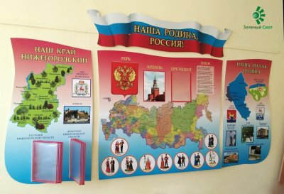 Патриотический стенд в школе