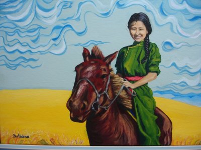 Бурятские женщины