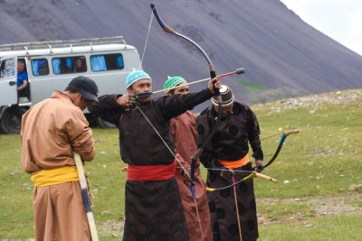 Стрельба из лука Тыва Наадым