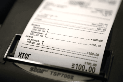 Печать чека