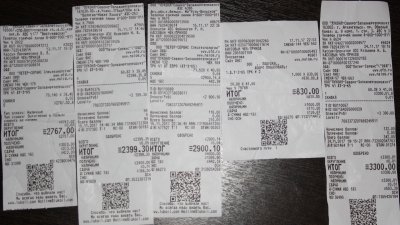 Кассовый чек из аптеки