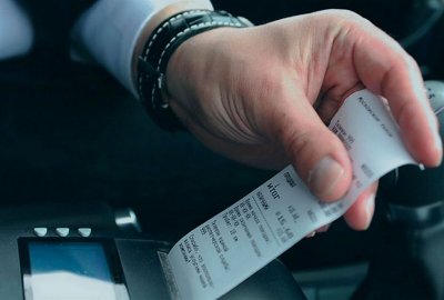 Касса с чеком