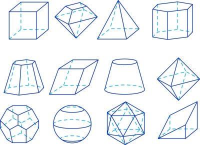 Рисование объемных фигур