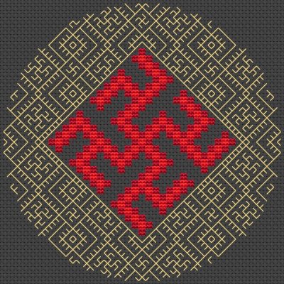 Славянский Свастичный орнамент