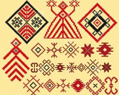 Славянский обережный орнамент