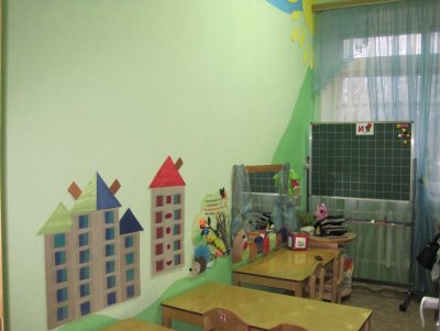 Покраска стен в ДОУ